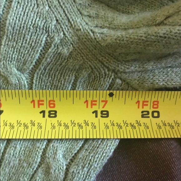 Ann Taylor LOFT light green rabbit hair sweater - Picture 4 of 6